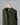 Gilet sans manches vert Raïsha, détail de la coupe